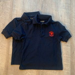 Set of 3 Primrose Navy Polo Shirts by Dennis